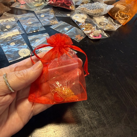 LV RED Double Sided Pull Charm #2 - Picture 5 of 5